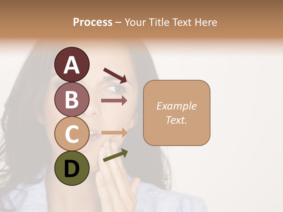 Expressing Unhappy Exhaustion PowerPoint Template