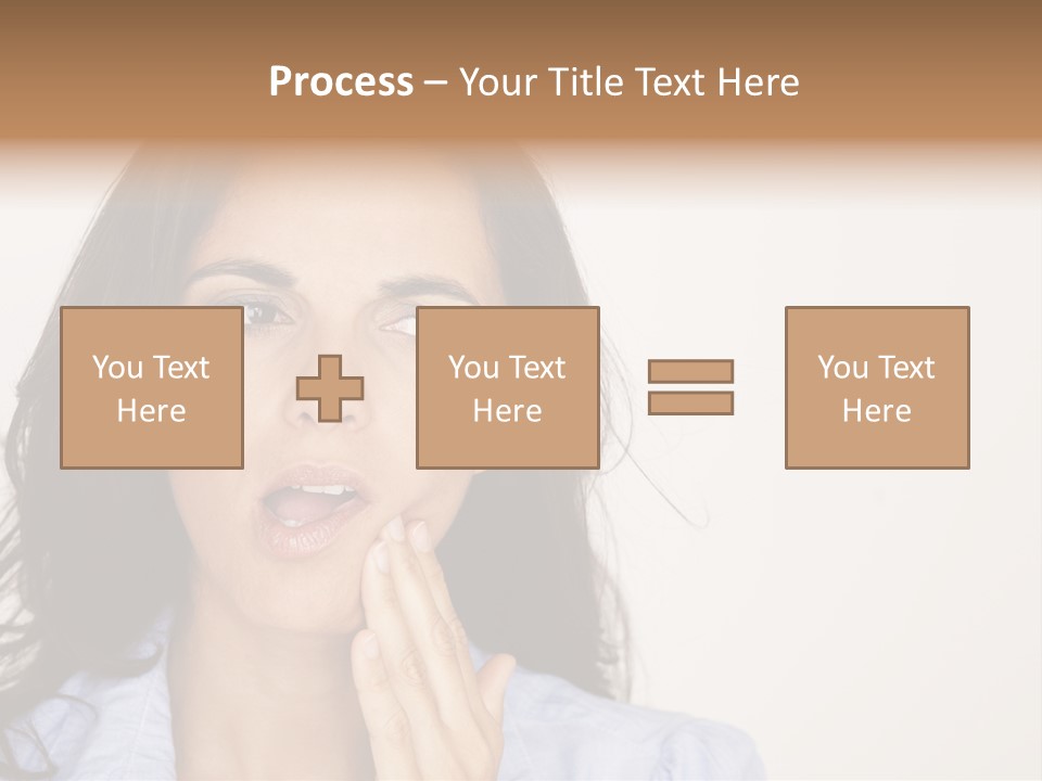 Expressing Unhappy Exhaustion PowerPoint Template