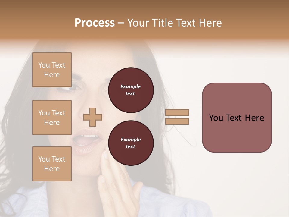 Expressing Unhappy Exhaustion PowerPoint Template