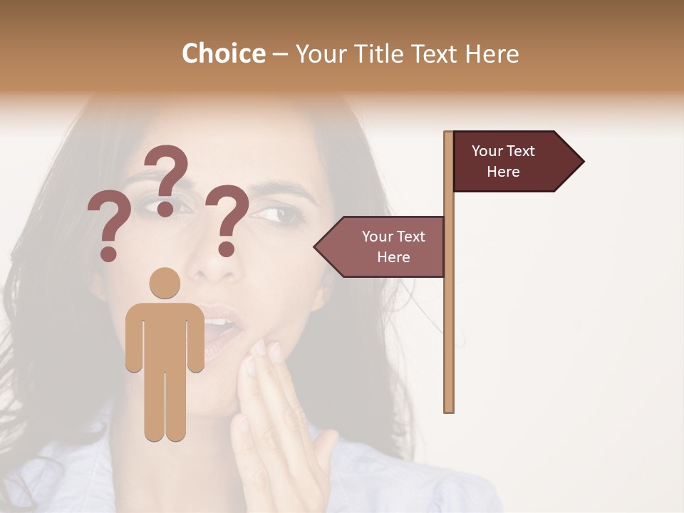 Expressing Unhappy Exhaustion PowerPoint Template