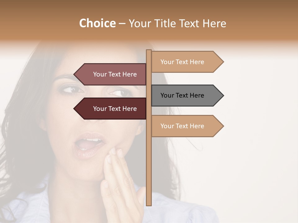 Expressing Unhappy Exhaustion PowerPoint Template