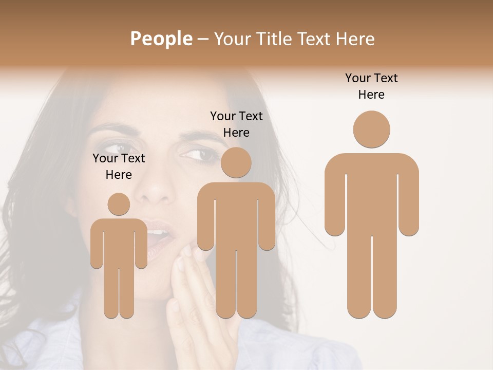 Expressing Unhappy Exhaustion PowerPoint Template