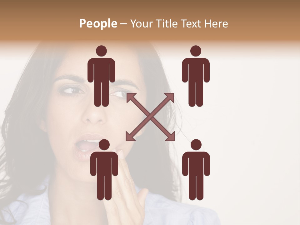Expressing Unhappy Exhaustion PowerPoint Template
