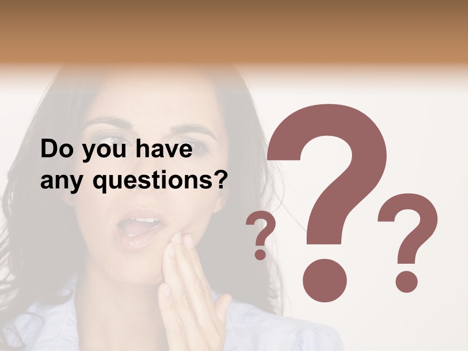 Expressing Unhappy Exhaustion PowerPoint Template