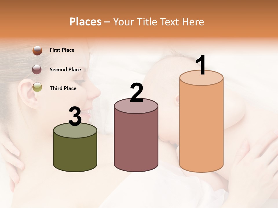 White Food Bonding PowerPoint Template