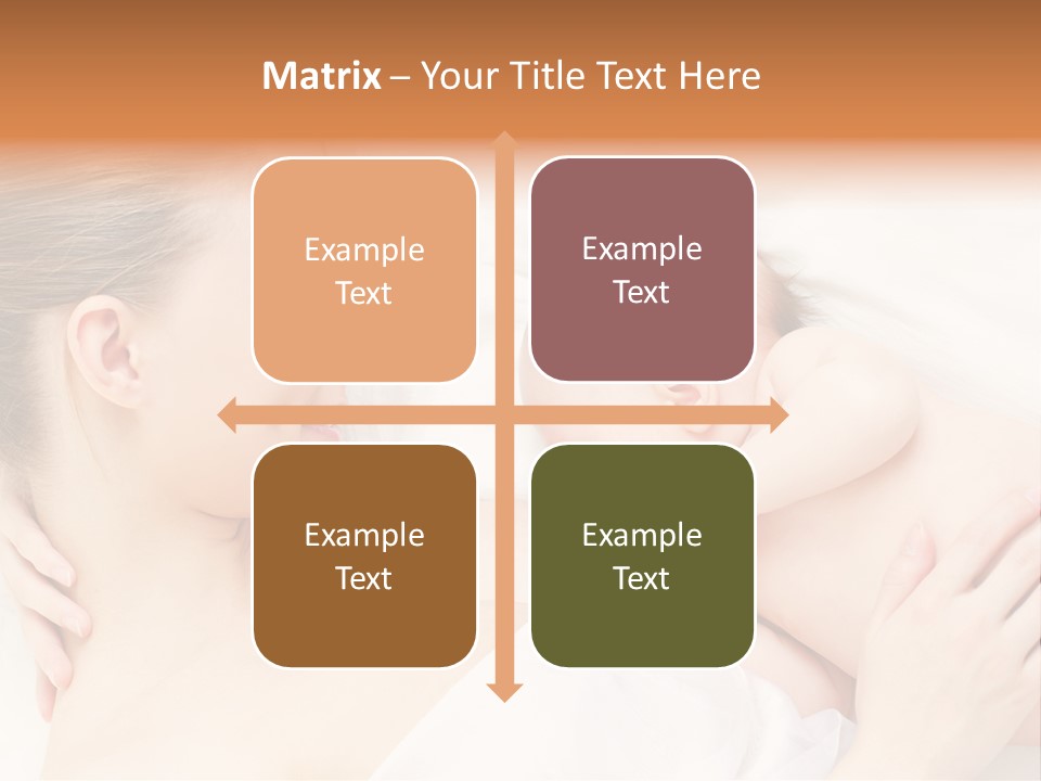 White Food Bonding PowerPoint Template