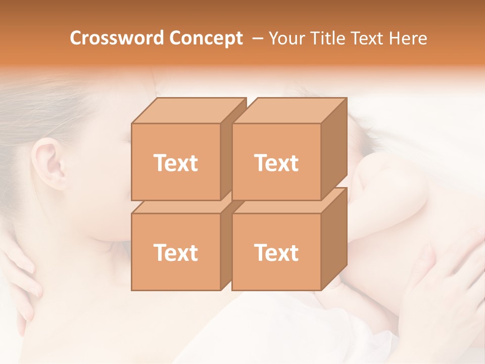 White Food Bonding PowerPoint Template