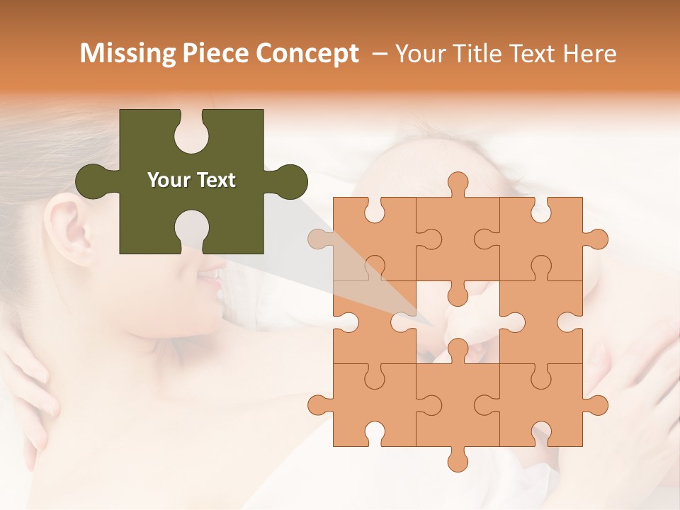 White Food Bonding PowerPoint Template