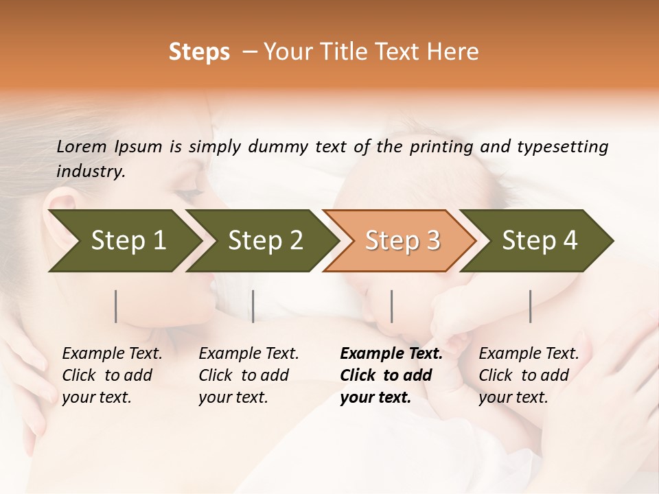White Food Bonding PowerPoint Template