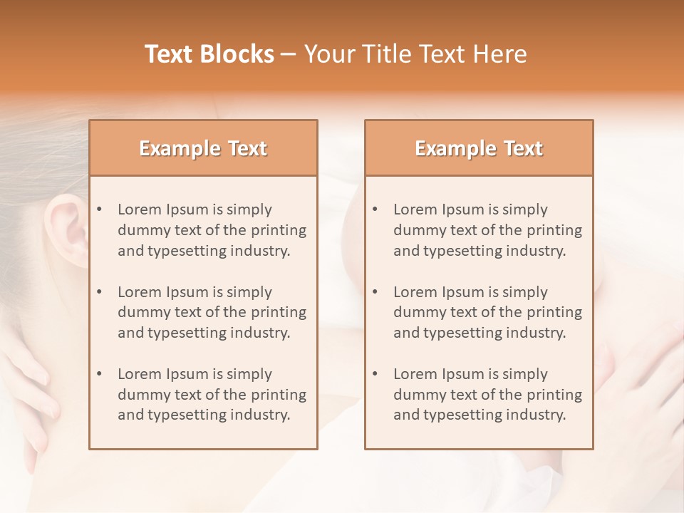 White Food Bonding PowerPoint Template