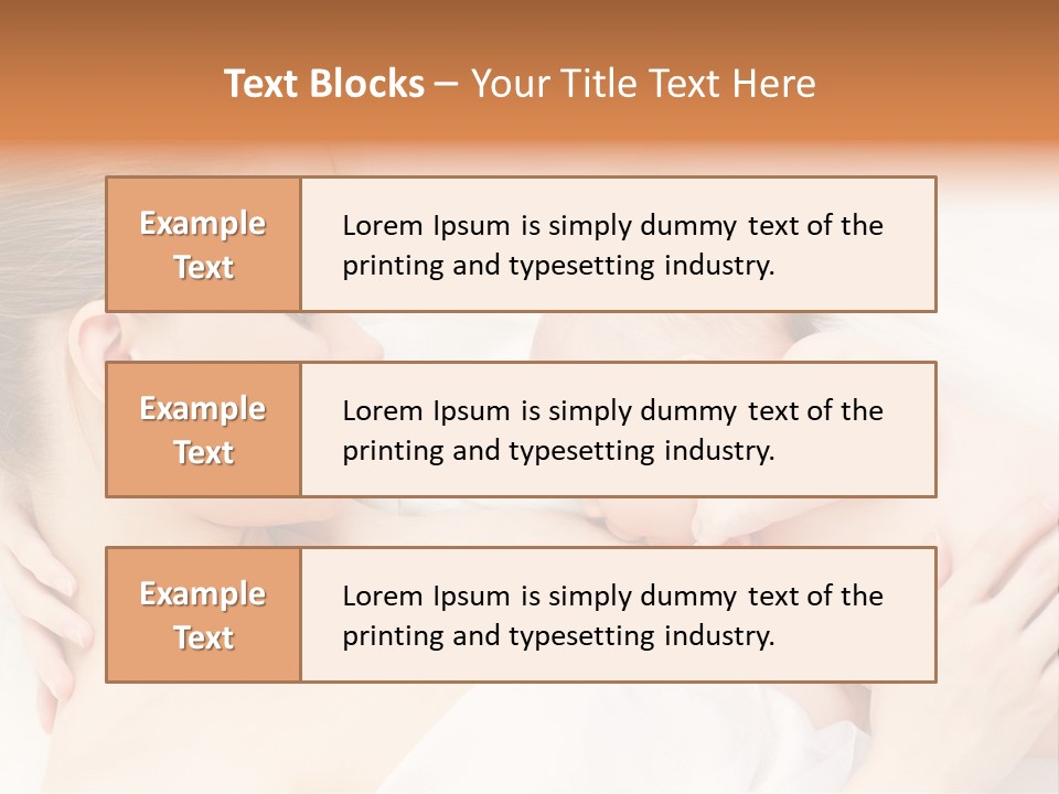 White Food Bonding PowerPoint Template