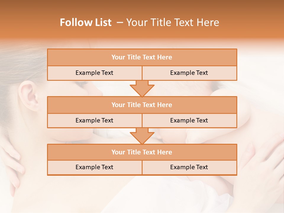 White Food Bonding PowerPoint Template