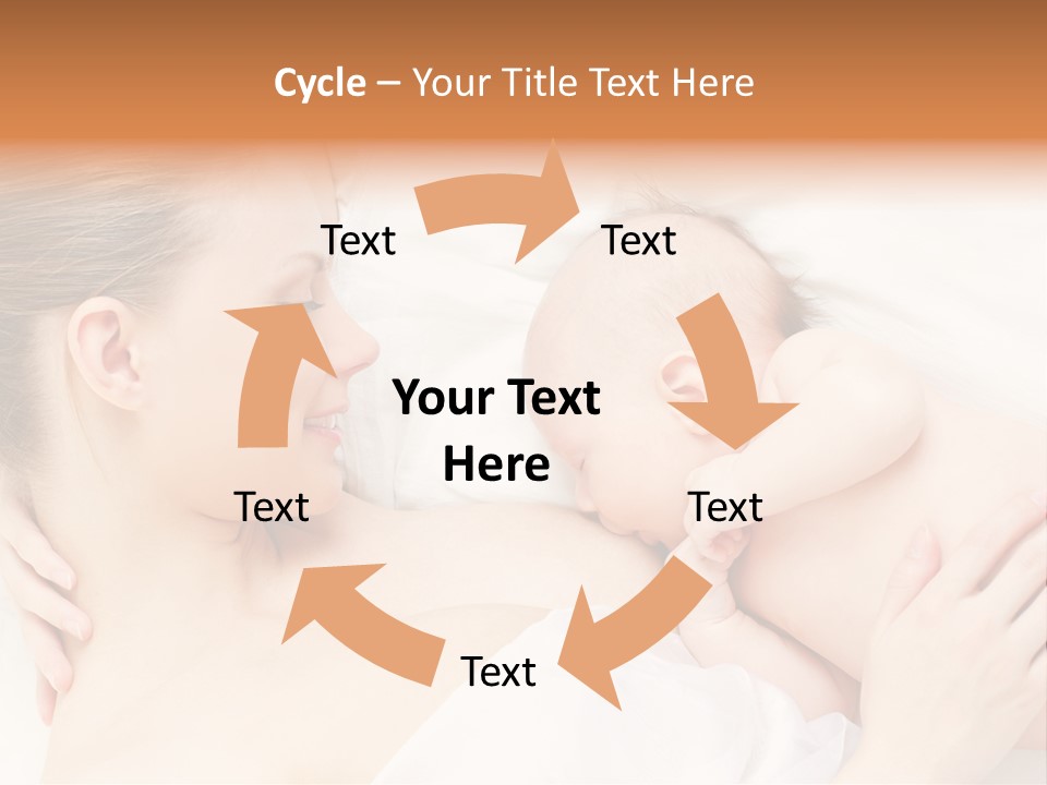 White Food Bonding PowerPoint Template