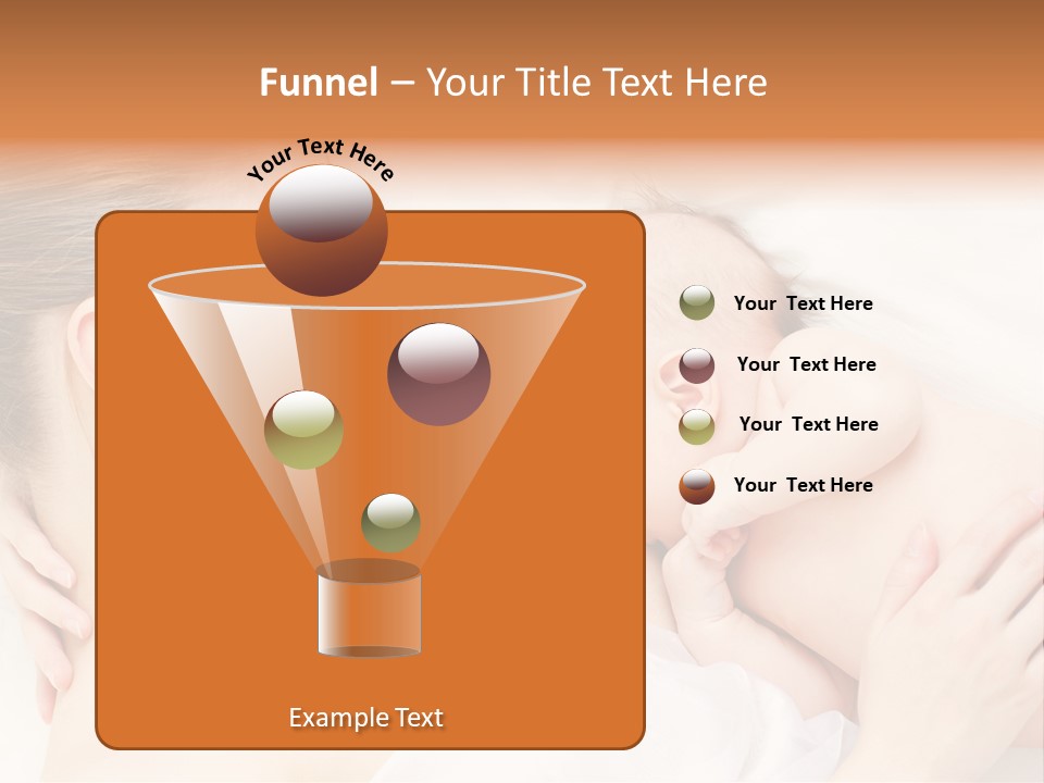 White Food Bonding PowerPoint Template