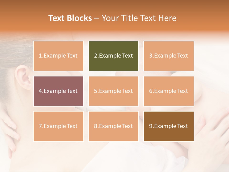 White Food Bonding PowerPoint Template