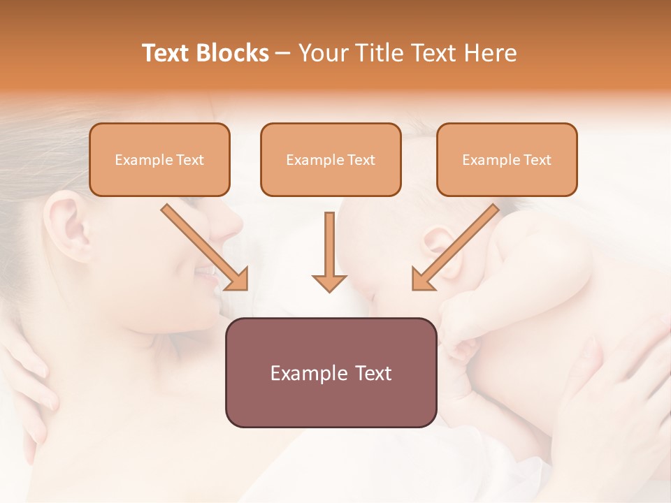 White Food Bonding PowerPoint Template