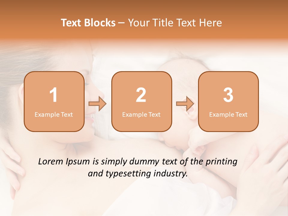 White Food Bonding PowerPoint Template