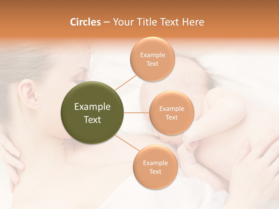 White Food Bonding PowerPoint Template