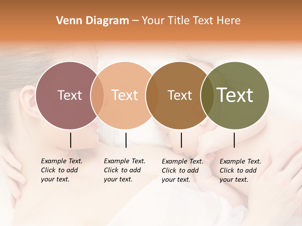 White Food Bonding PowerPoint Template