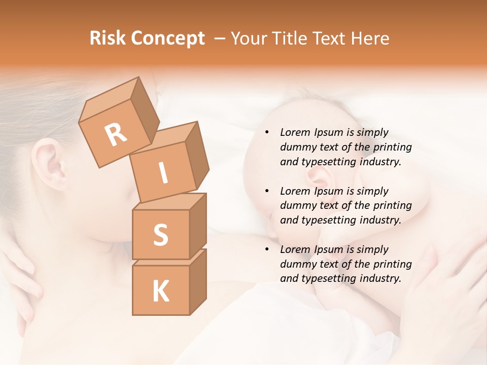 White Food Bonding PowerPoint Template