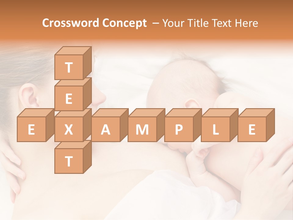 White Food Bonding PowerPoint Template