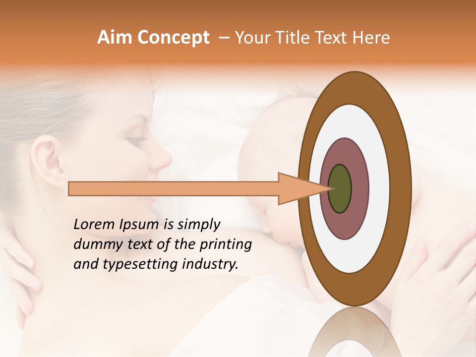 White Food Bonding PowerPoint Template