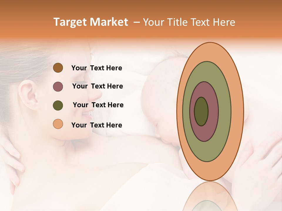 White Food Bonding PowerPoint Template