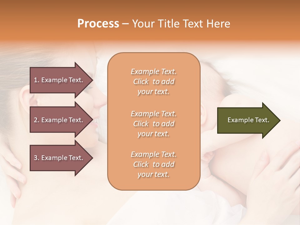 White Food Bonding PowerPoint Template