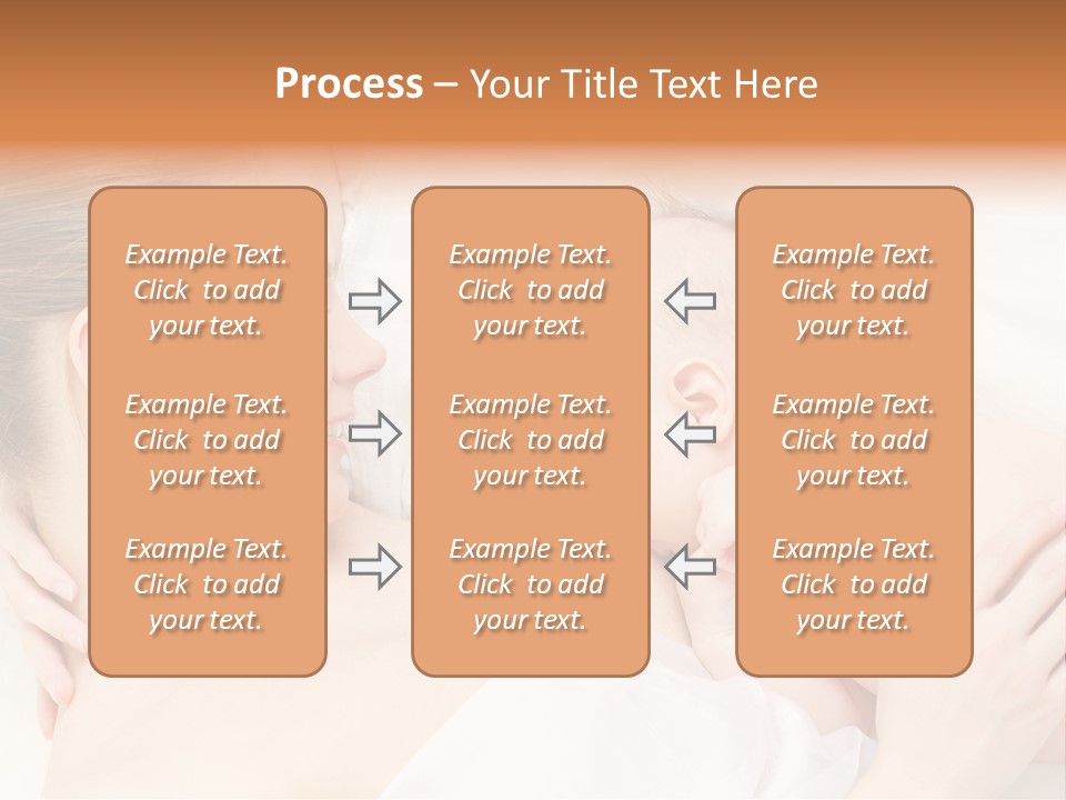 White Food Bonding PowerPoint Template