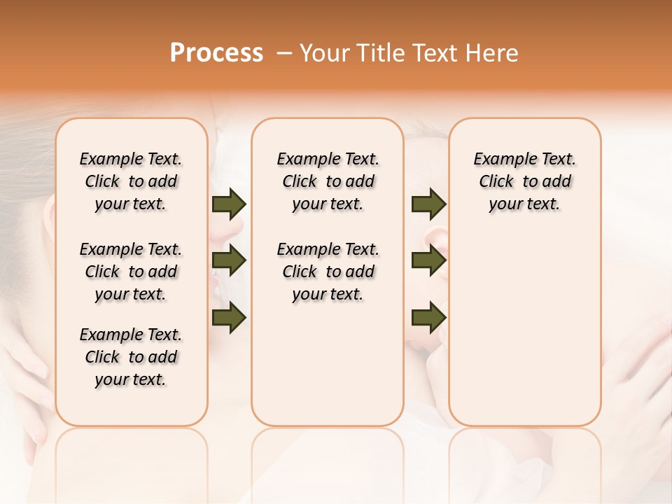 White Food Bonding PowerPoint Template