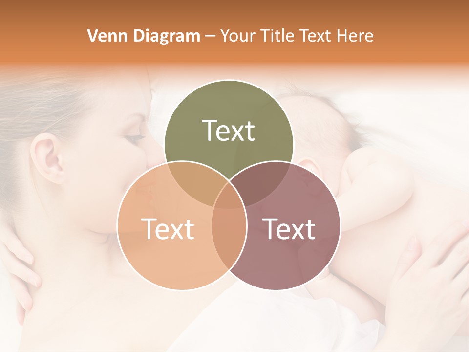 White Food Bonding PowerPoint Template