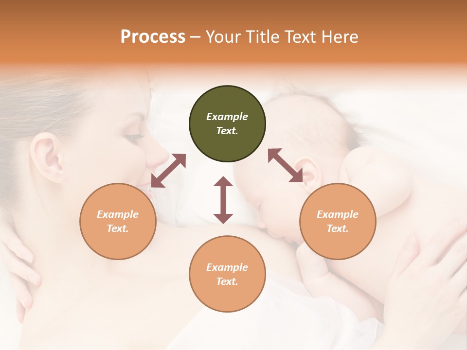 White Food Bonding PowerPoint Template