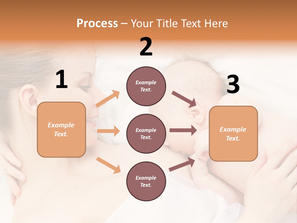 White Food Bonding PowerPoint Template