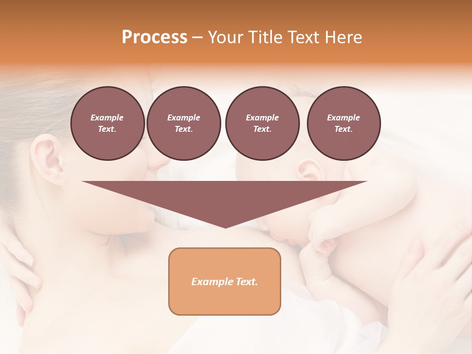 White Food Bonding PowerPoint Template