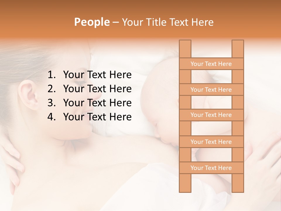 White Food Bonding PowerPoint Template