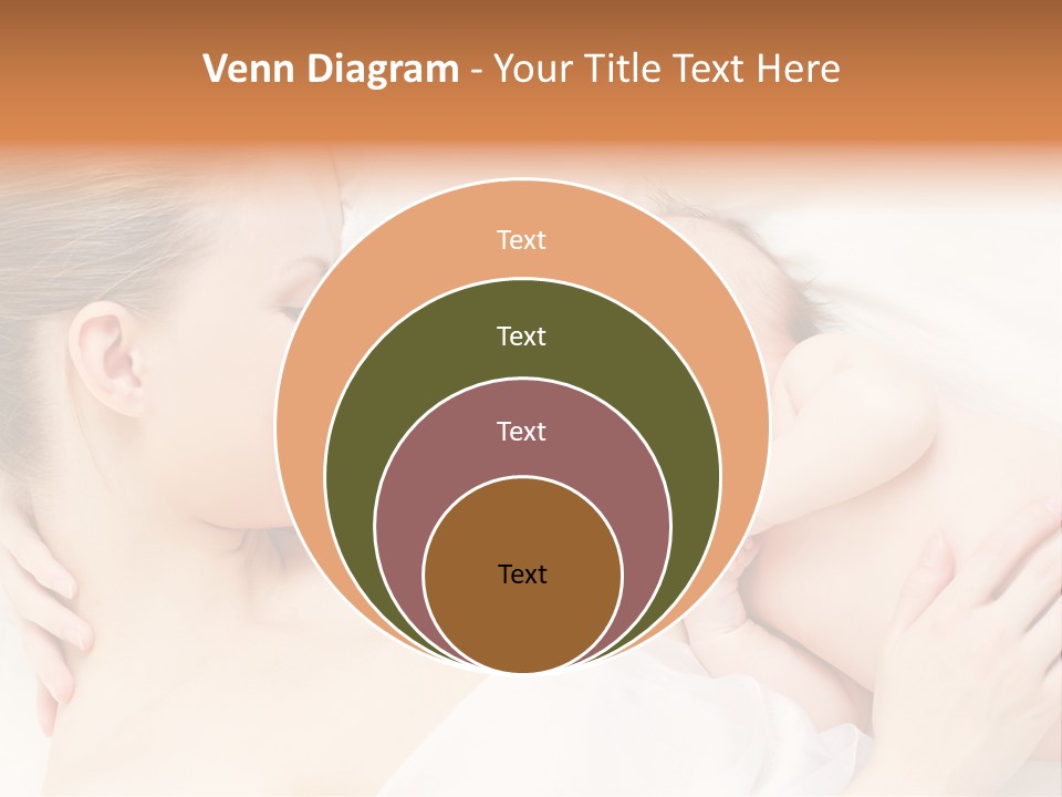 White Food Bonding PowerPoint Template