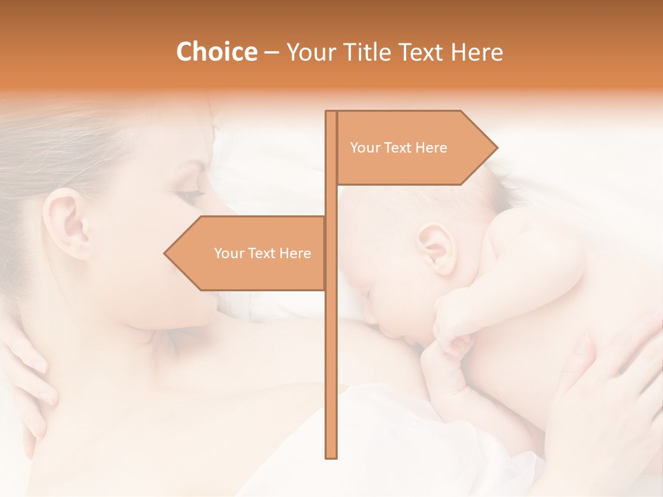 White Food Bonding PowerPoint Template