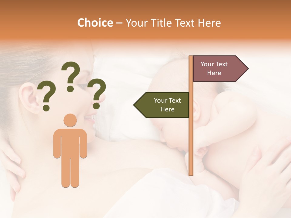 White Food Bonding PowerPoint Template