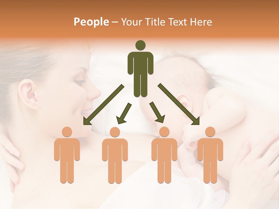 White Food Bonding PowerPoint Template