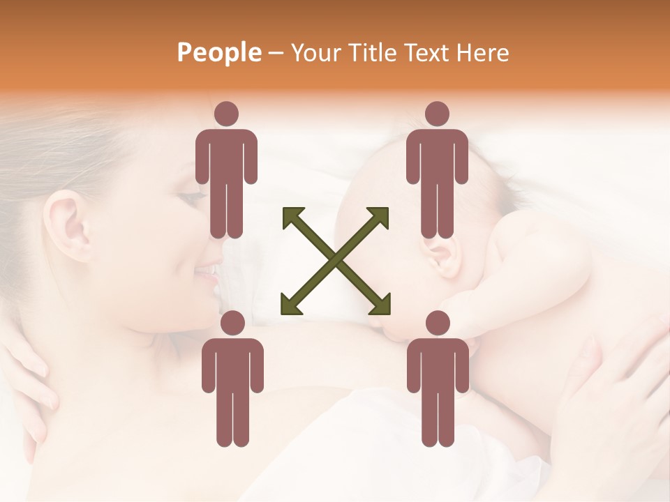 White Food Bonding PowerPoint Template