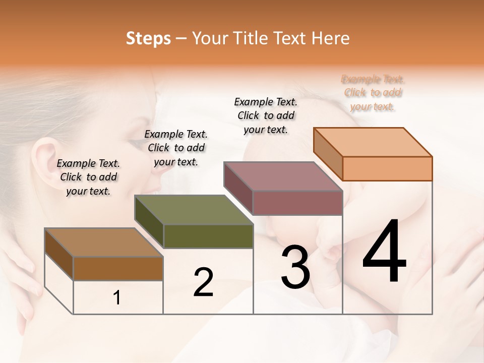 White Food Bonding PowerPoint Template