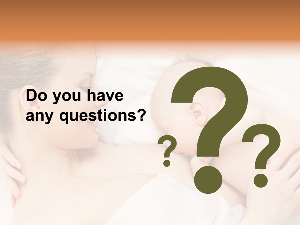 White Food Bonding PowerPoint Template