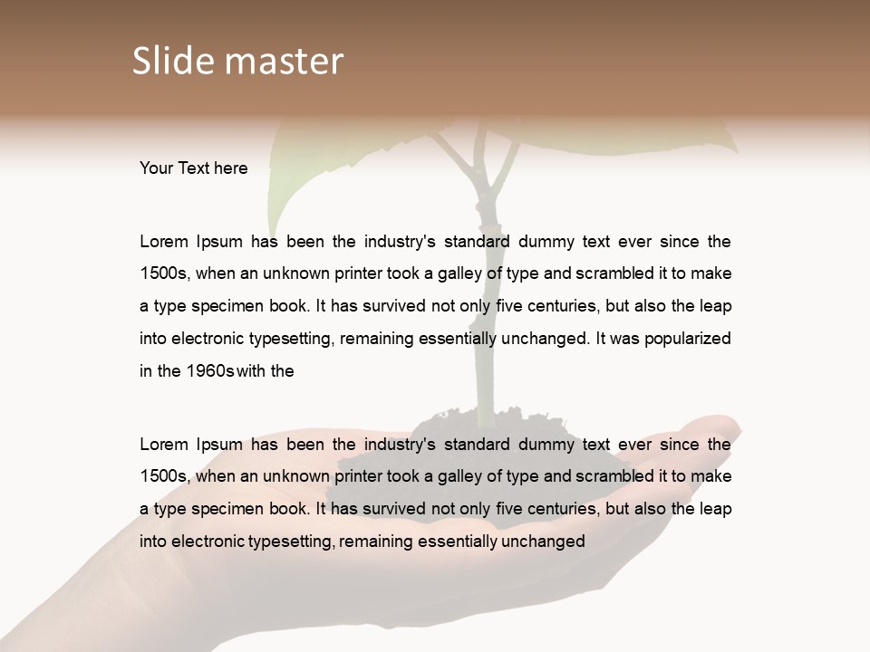 Thumb Develop Garden PowerPoint Template