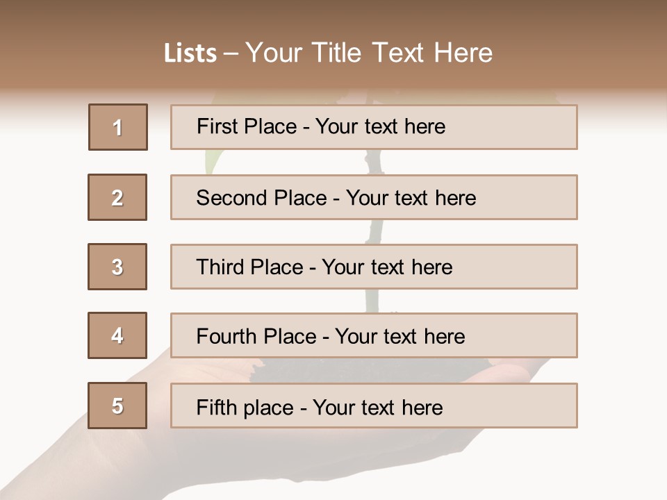 Thumb Develop Garden PowerPoint Template