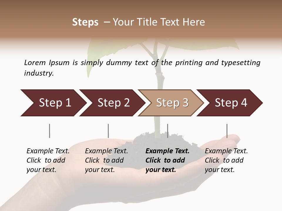 Thumb Develop Garden PowerPoint Template