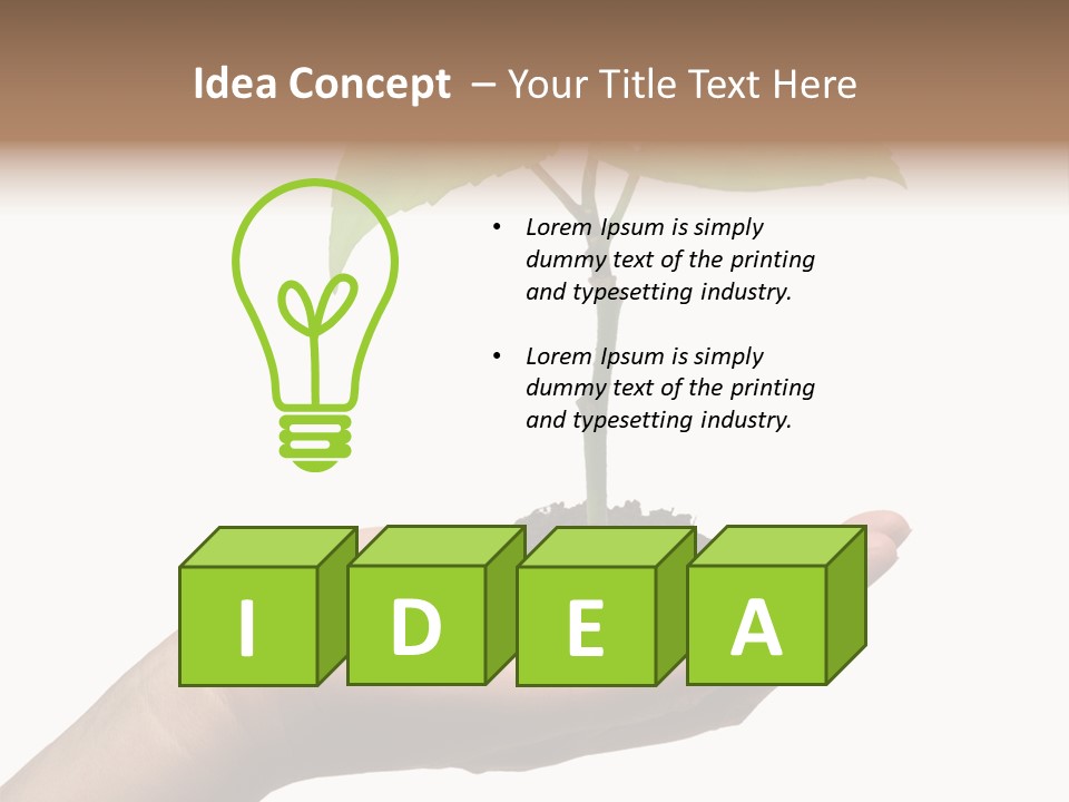 Thumb Develop Garden PowerPoint Template