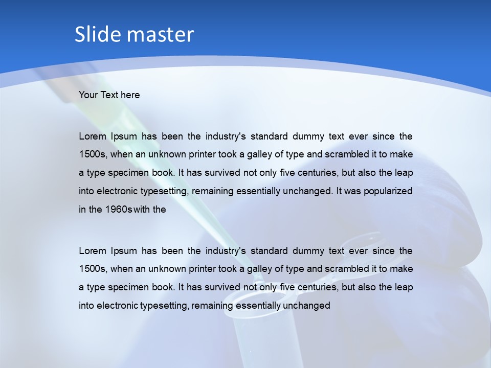 Medicine Modern Chemicals PowerPoint Template