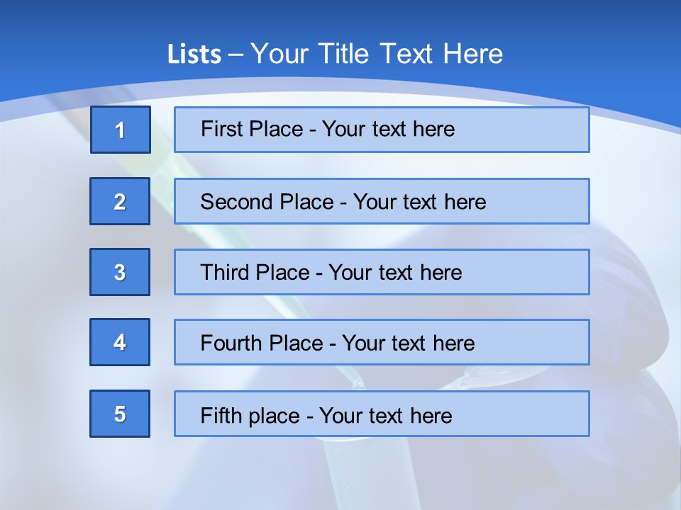 Medicine Modern Chemicals PowerPoint Template
