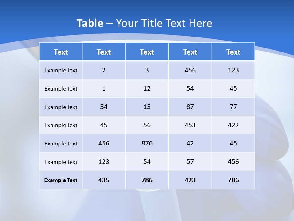 Medicine Modern Chemicals PowerPoint Template