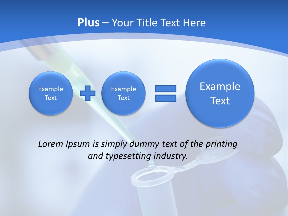 Medicine Modern Chemicals PowerPoint Template